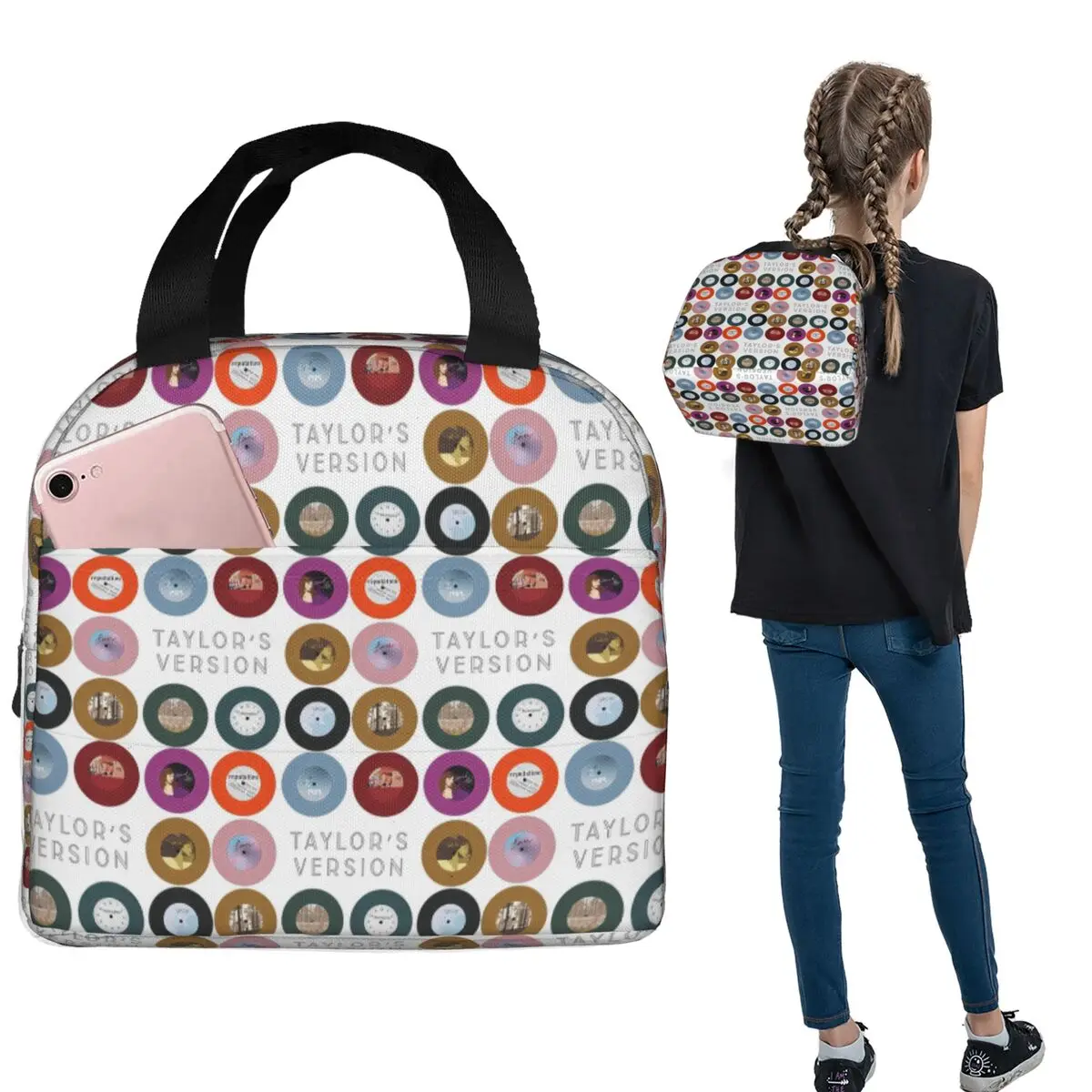 Tote Bag Sublimation - 테일러 버전 에라스 투어 앨범 여성용