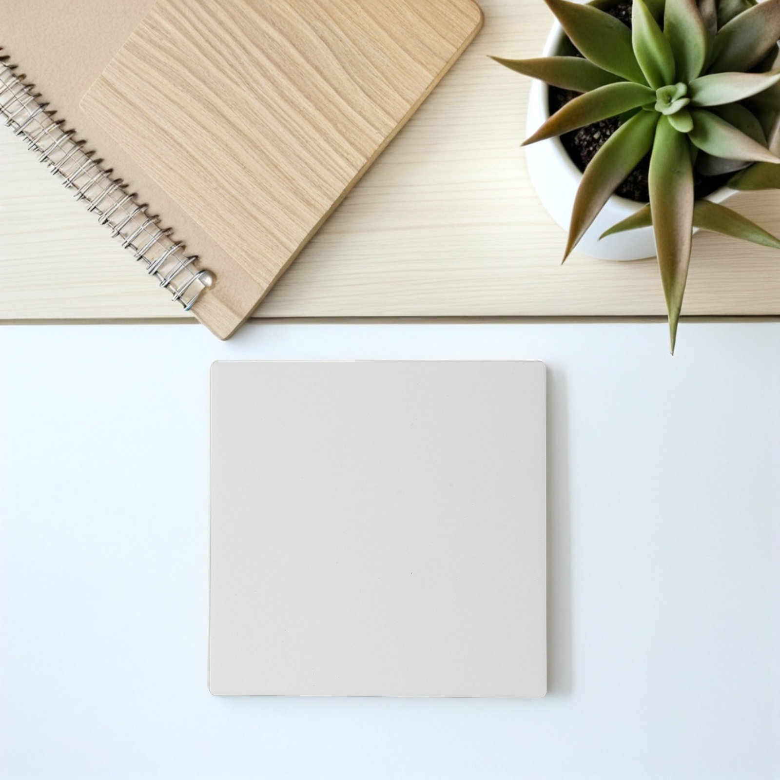 Ceramic Tile Blank - 12개 세라믹 타일 공예용 무지 흰색