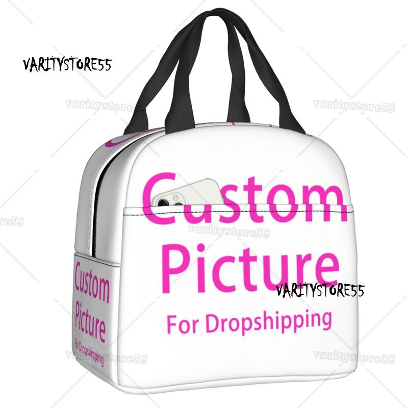 Tote Bag Sublimation - 사용자 정의 사진 로고 도시락 상자