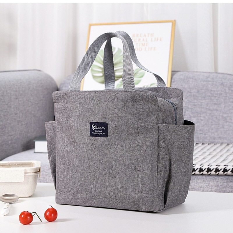 Tote Bag Sublimation - 방수 보온 도시락 가방, 사이드 포켓