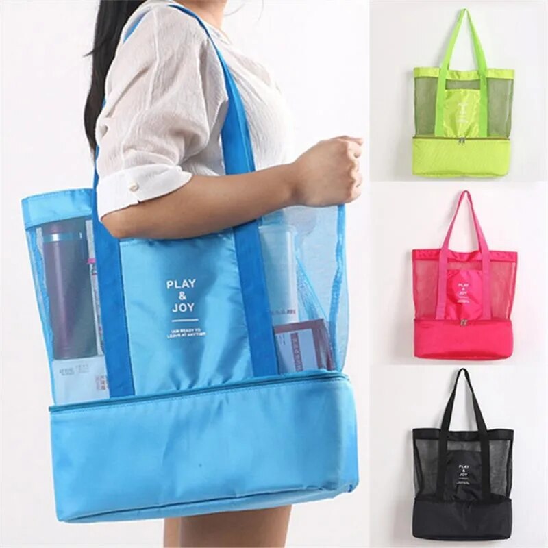 Tote Bag Sublimation - 절연 이중 레이어 토트 방수 도시락