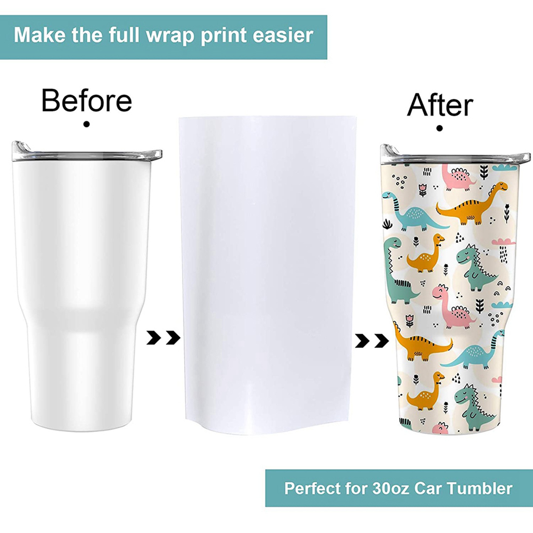 AB06 8X12 인치 승화 수축 포장 슬리브, 텀블러 - Sublimation Mug White 리뷰 및 가격