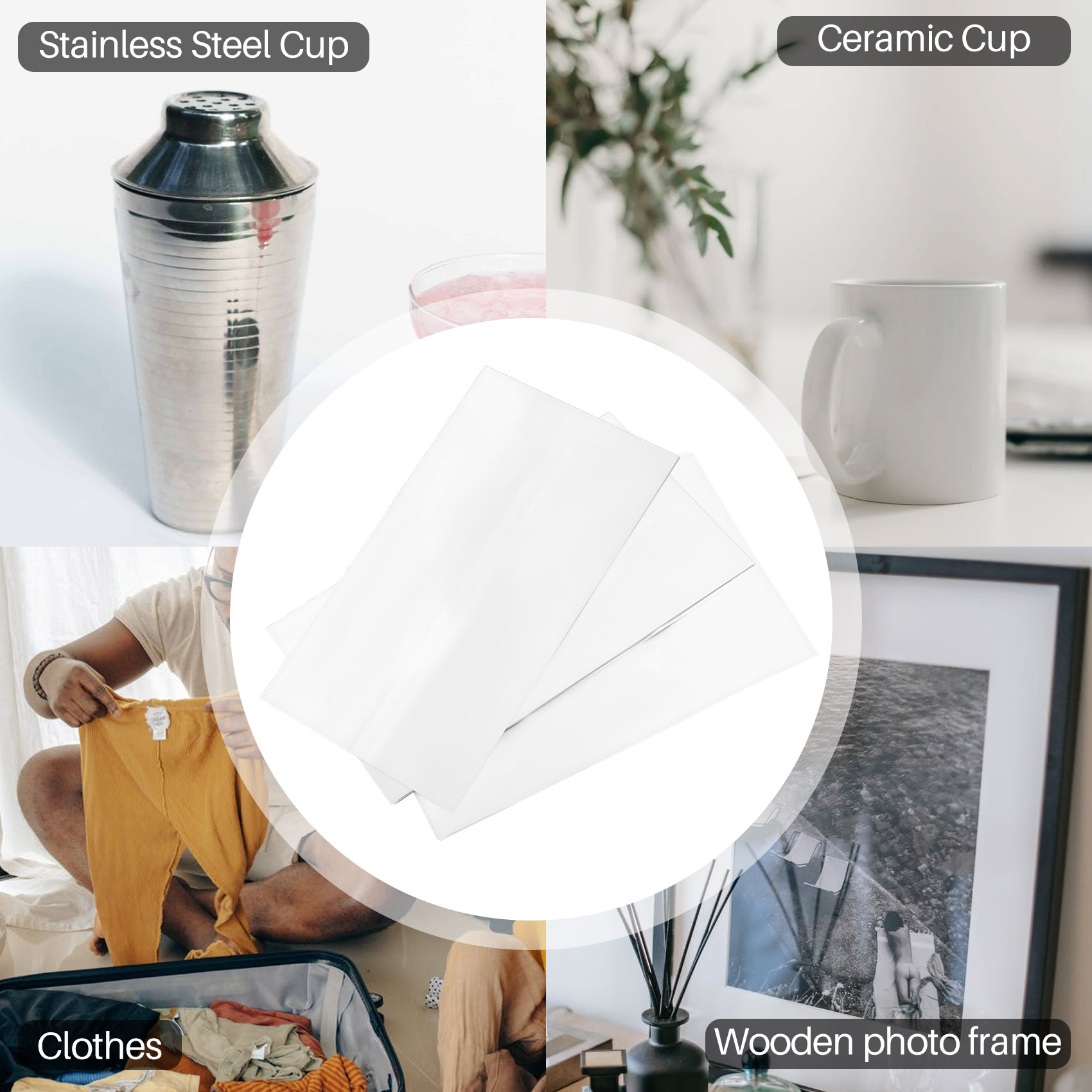 AA86 8X12 인치 승화 수축 포장 슬리브, 텀블러 - Sublimation Mug White 리뷰 및 가격