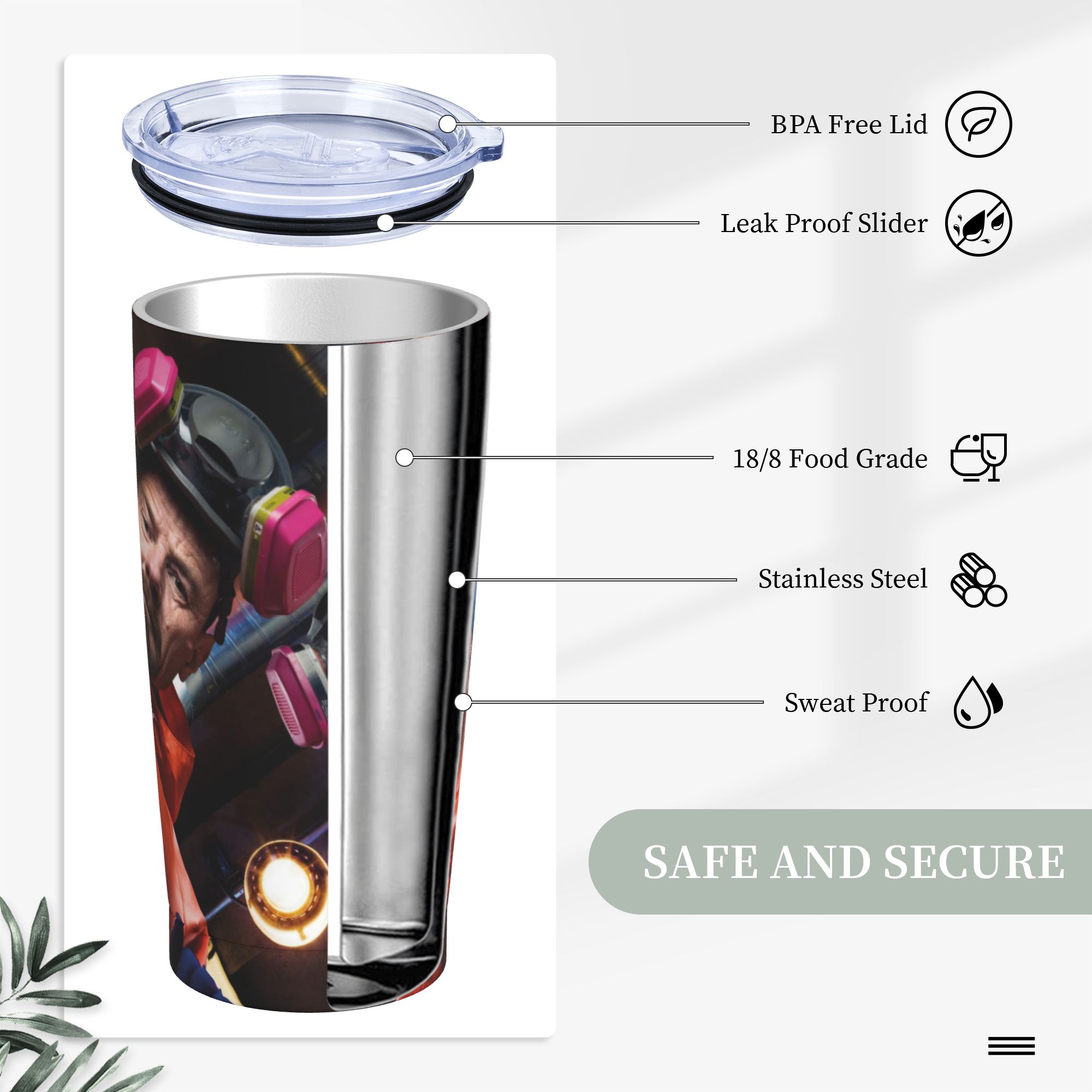 월터 화이트 핑크맨 텀블러 진공 단열 브레이킹 배드 화 - Tumbler 20Oz White 리뷰 및 가격