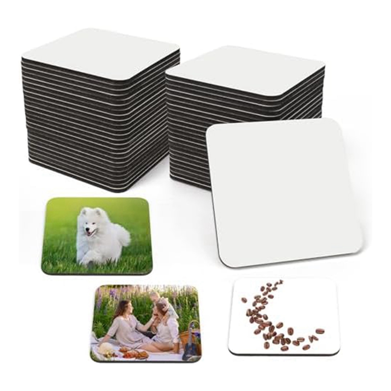 24개 승화 코스터, 빈 MDF 코르크 뒷면 열전사 코 - Coaster Sublimation Blank 리뷰 및 가격