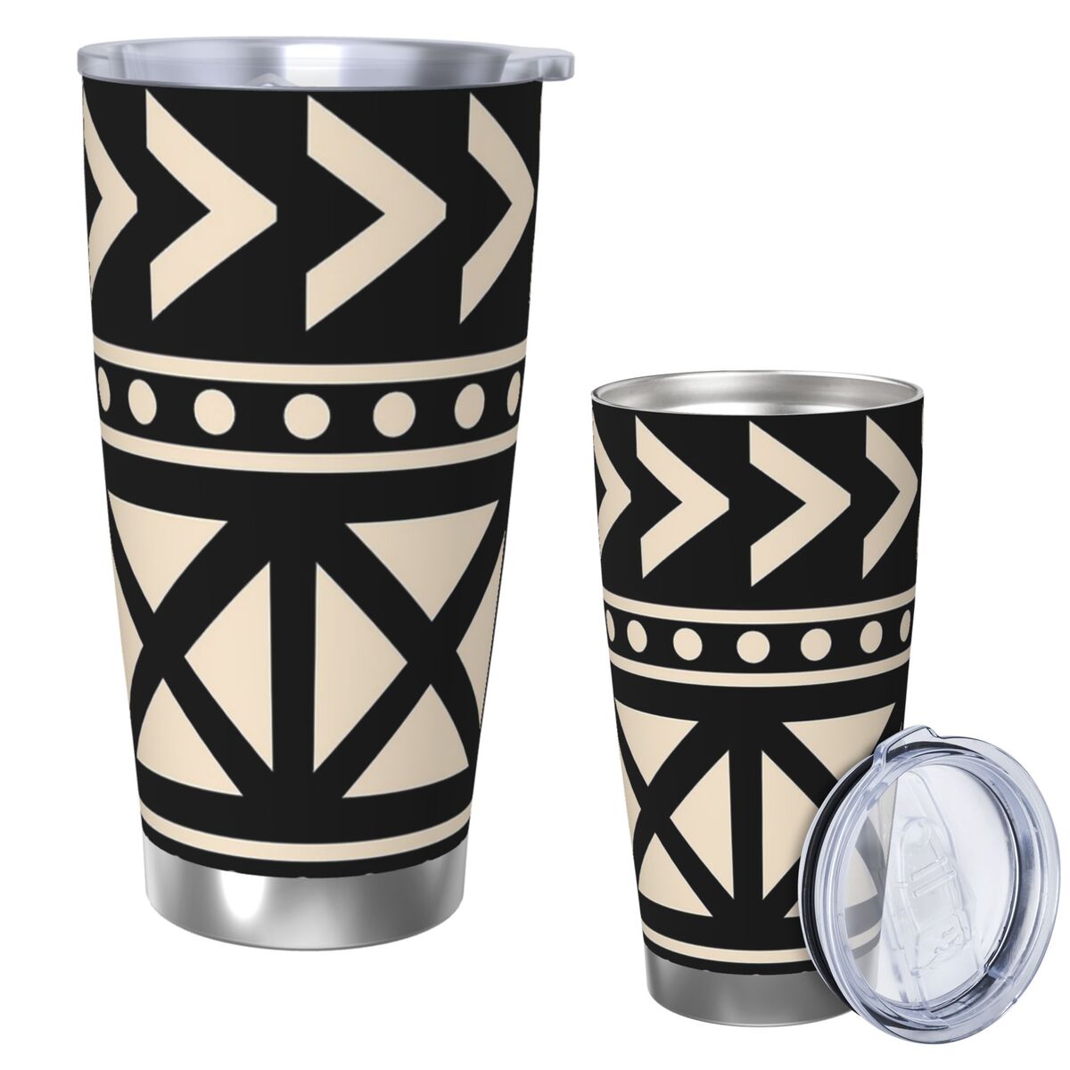 아프리칸 머드 클로스 블랙 앤 화이트 트렌딩 스테인리스 - Tumbler 20Oz White 리뷰 및 가격