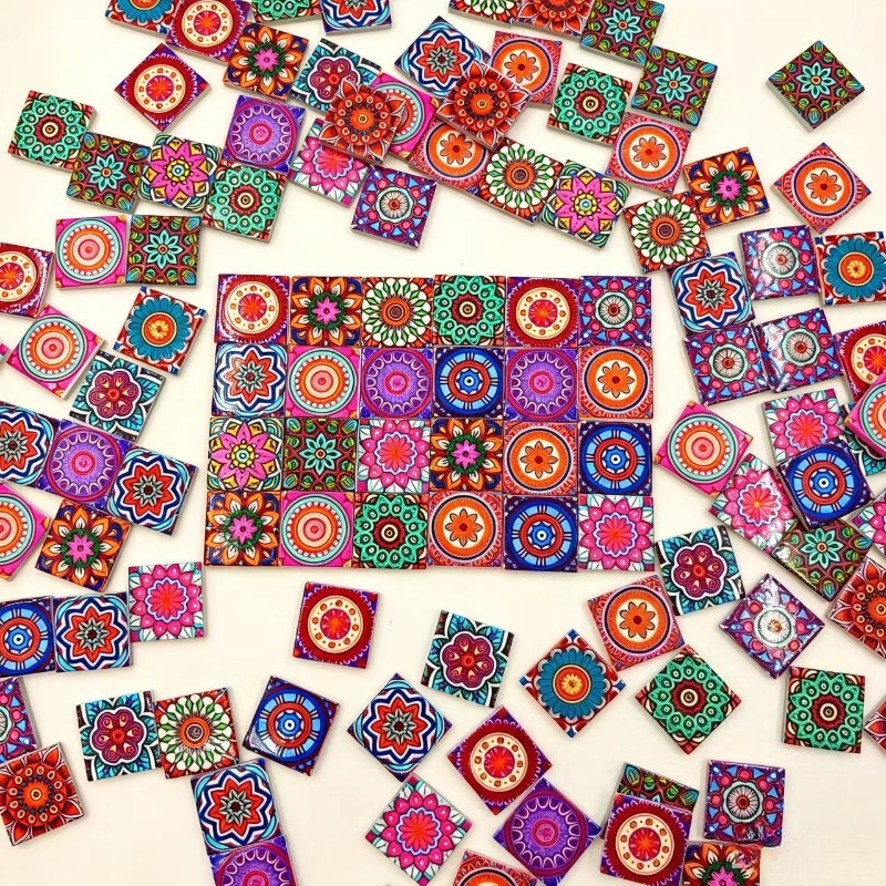 만다라 프린트 세라믹 모자이크 팩당 150/300g 장 - Ceramic Tile Blank 리뷰 및 가격
