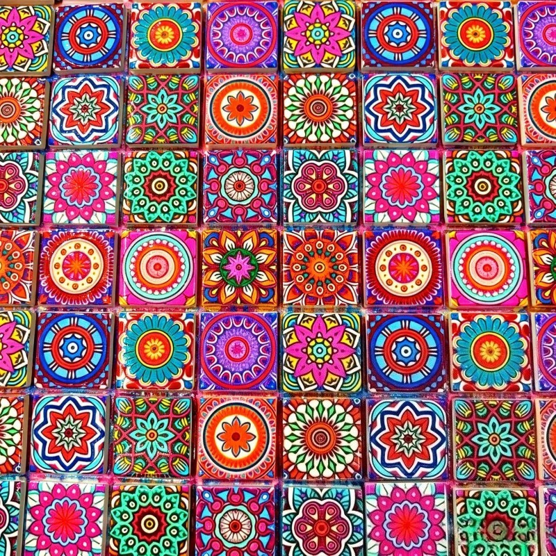 만다라 프린트 세라믹 모자이크 팩당 150/300g 장 - Ceramic Tile Blank 리뷰 및 가격