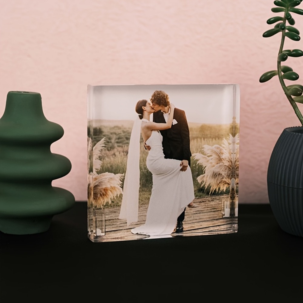 맞춤 아크릴 기념일 사진 블록 - 개인 맞춤 커플/반려 - Photo Acrylic Block 리뷰 및 가격