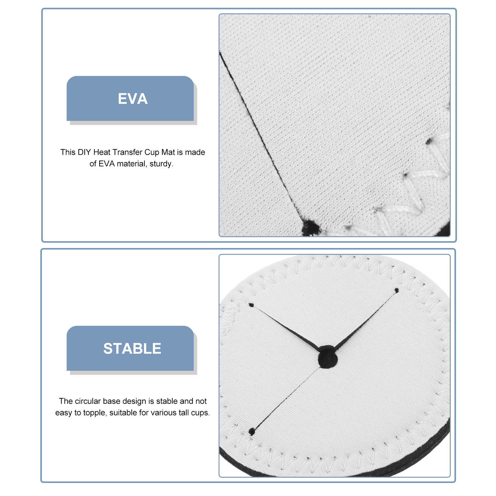 4개입 승화컵 코스터 열전사 DIY 블랭크 컵 매트 E - Coaster Sublimation Blank 리뷰 및 가격
