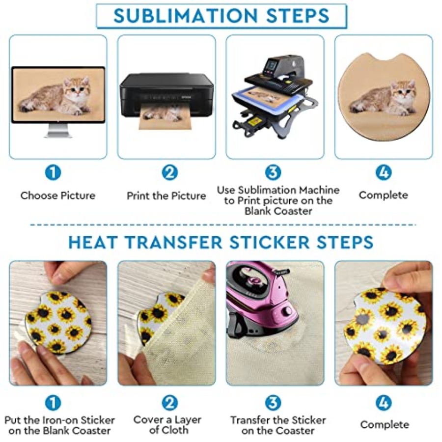40개 승화용 블랭크 자동차 컵받침, 2.75인치/5m - Coaster Sublimation Blank 리뷰 및 가격