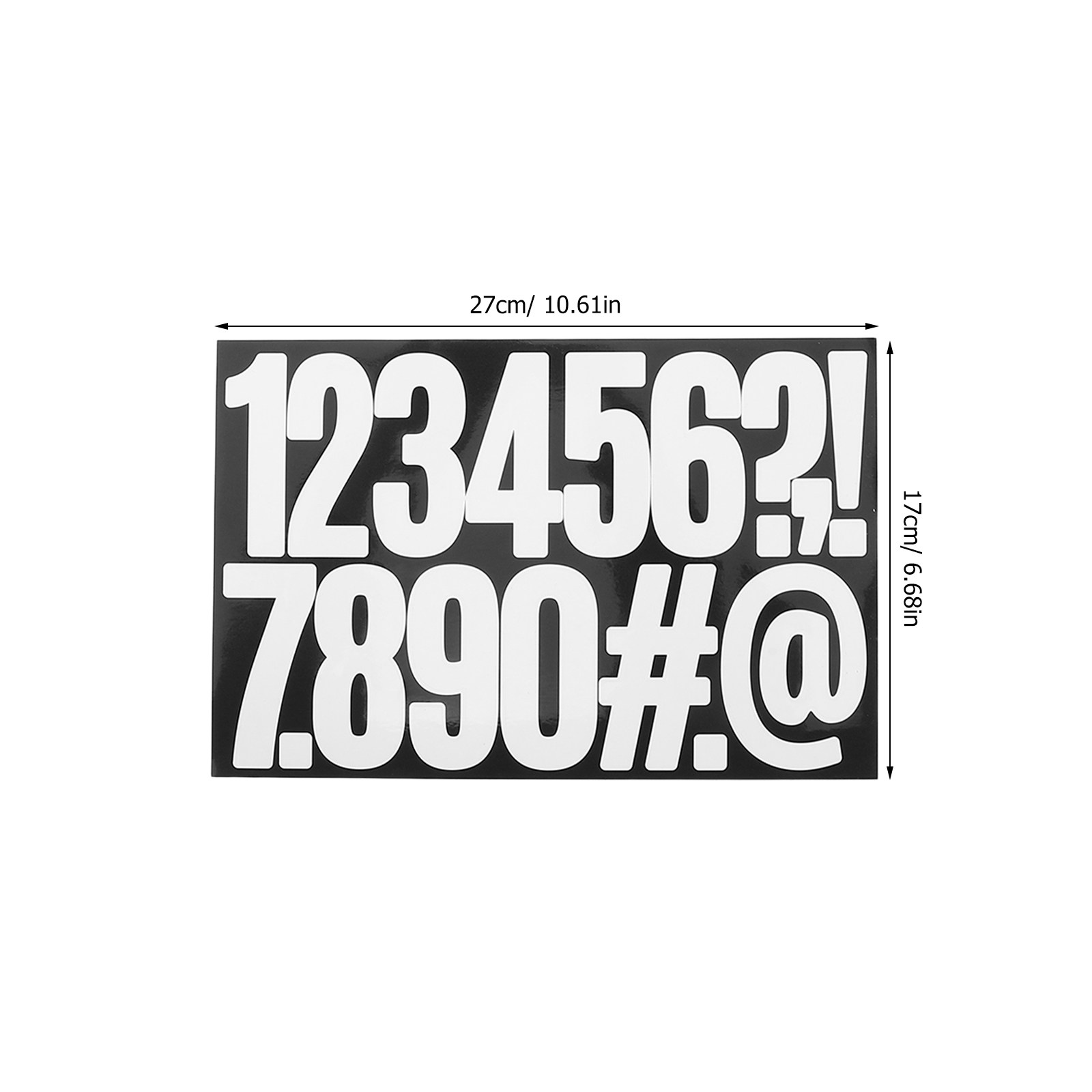 15장 대형 흰색 자가 접착 알파벳 숫자 스티커 3x1 - Yard Sign Blank 리뷰 및 가격