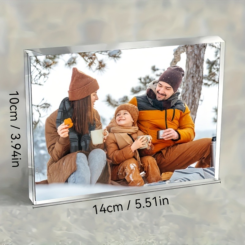 개인 맞춤 아크릴 사진 블록 - 우아하고 투명한 기념품 - Photo Acrylic Block 리뷰 및 가격