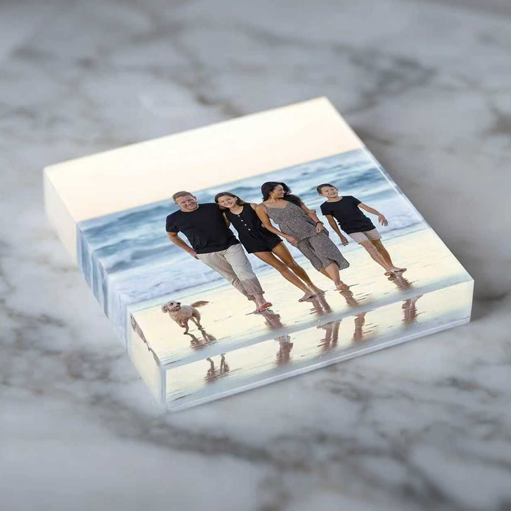 개인 맞춤 아크릴 사진 블록 - 우아하고 투명한 기념품 - Photo Acrylic Block 리뷰 및 가격