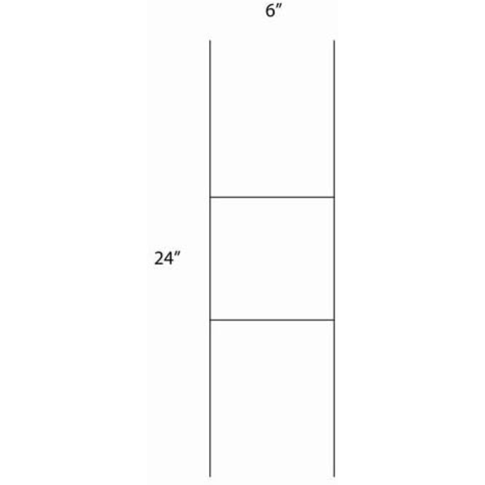 미국에서 배송된 50개입 18x24 빈 야드 사인(주차 - Yard Sign Blank 리뷰 및 가격