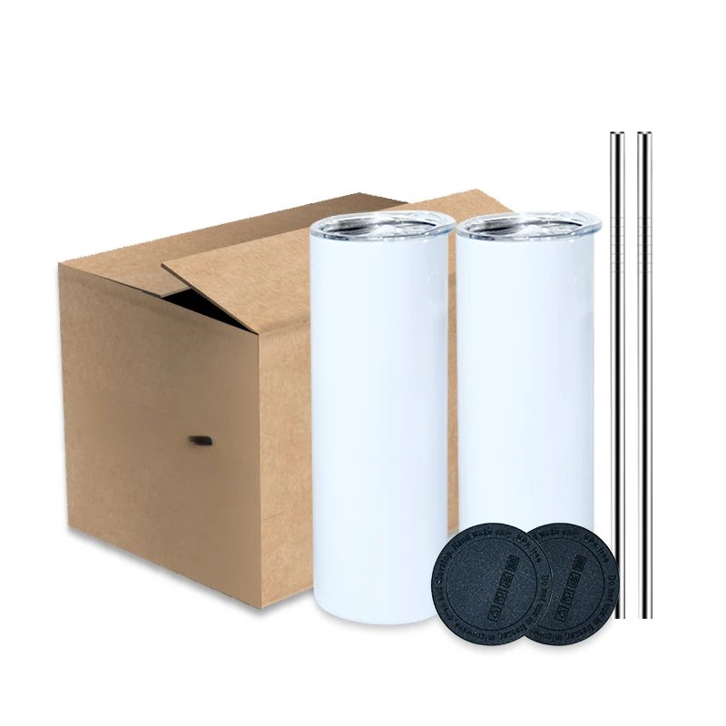 창고 재고 화이트 20온스 스트레이트 스키니 승화 프린 - Tumbler 20Oz White 리뷰 및 가격