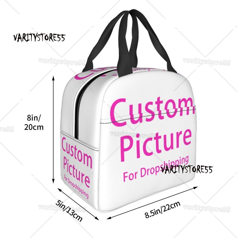 사용자 정의 사진 로고 도시락 상자 방수 사용자 정의  - Tote Bag Sublimation 리뷰 및 가격