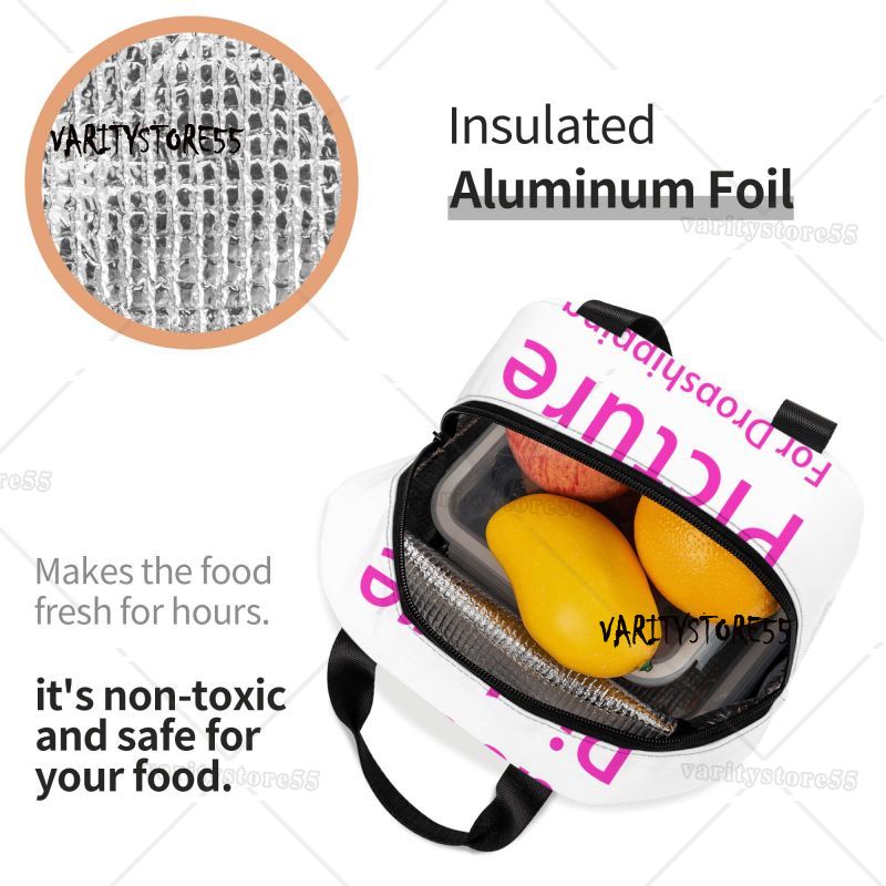 사용자 정의 사진 로고 도시락 상자 방수 사용자 정의  - Tote Bag Sublimation 리뷰 및 가격
