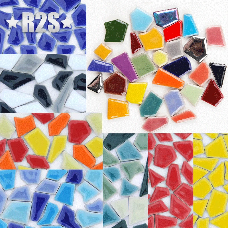 100g 도자기 모자이크 타일 DIY 공예 세라믹 타일 - Ceramic Tile Blank 리뷰 및 가격