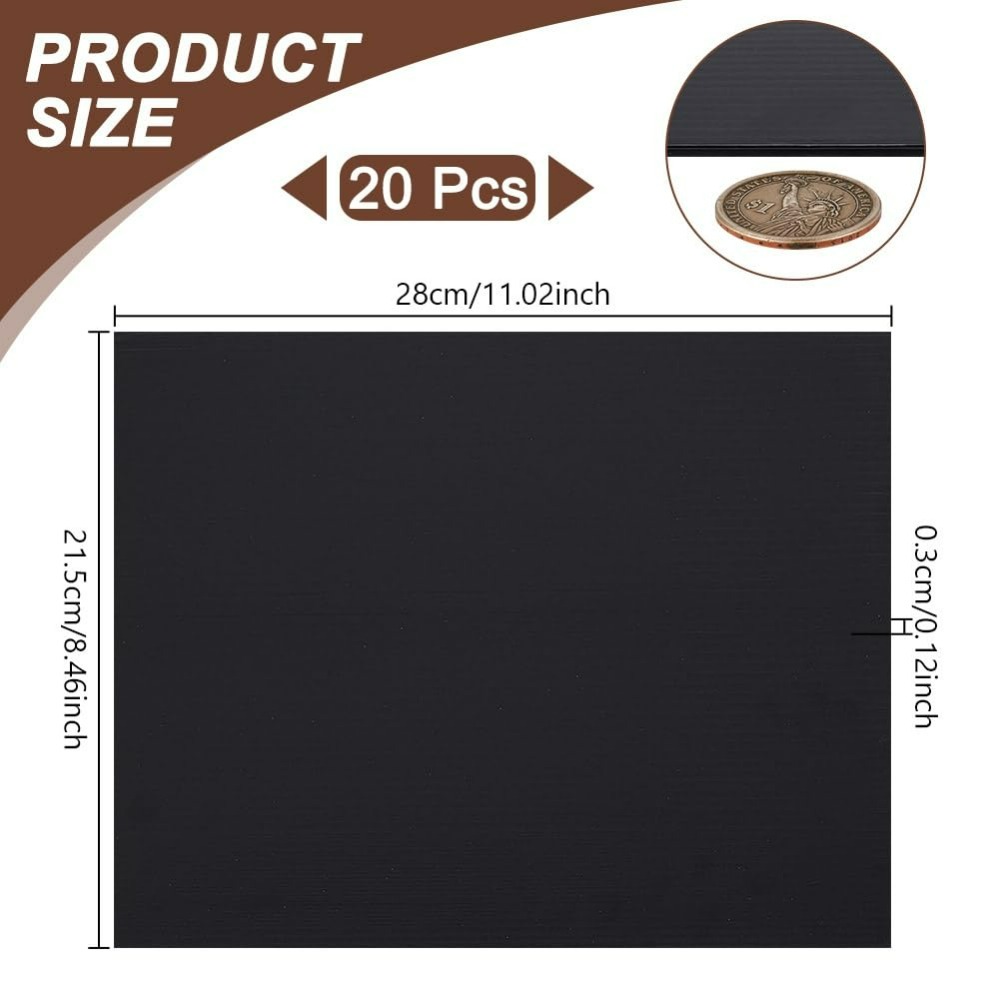 20장 골판지 플라스틱 시트 28x21.5cm/11x8 - Yard Sign Blank 리뷰 및 가격