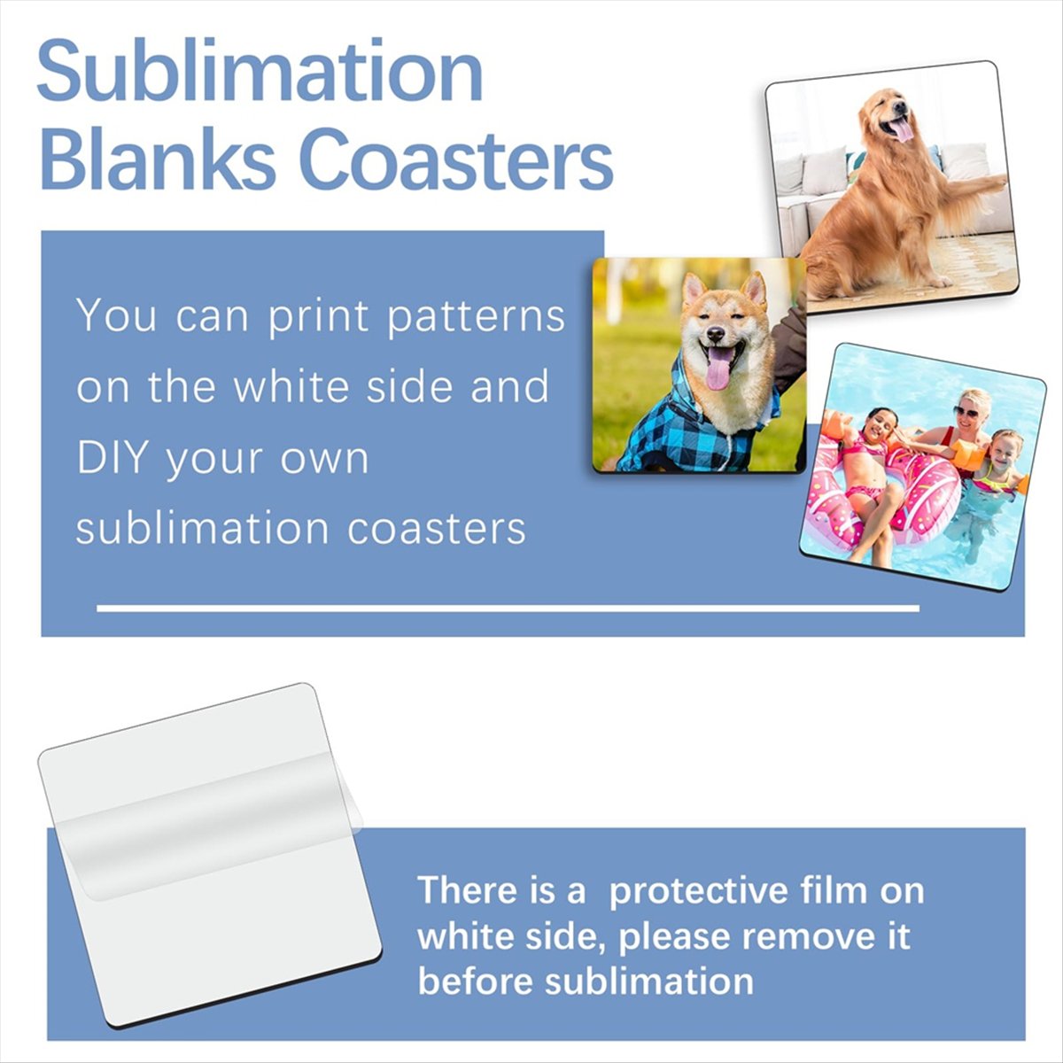 ABYA 30개 승화 인쇄용 사각 코스터 블랭크, 코르 - Coaster Sublimation Blank 리뷰 및 가격