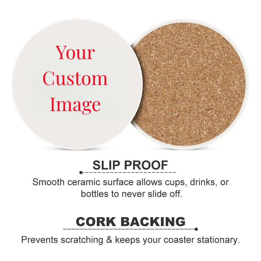 맞춤형 맞춤형 프린트 라운드 코스터, 코르크 백킹 컵  - Coaster Sublimation Blank 리뷰 및 가격