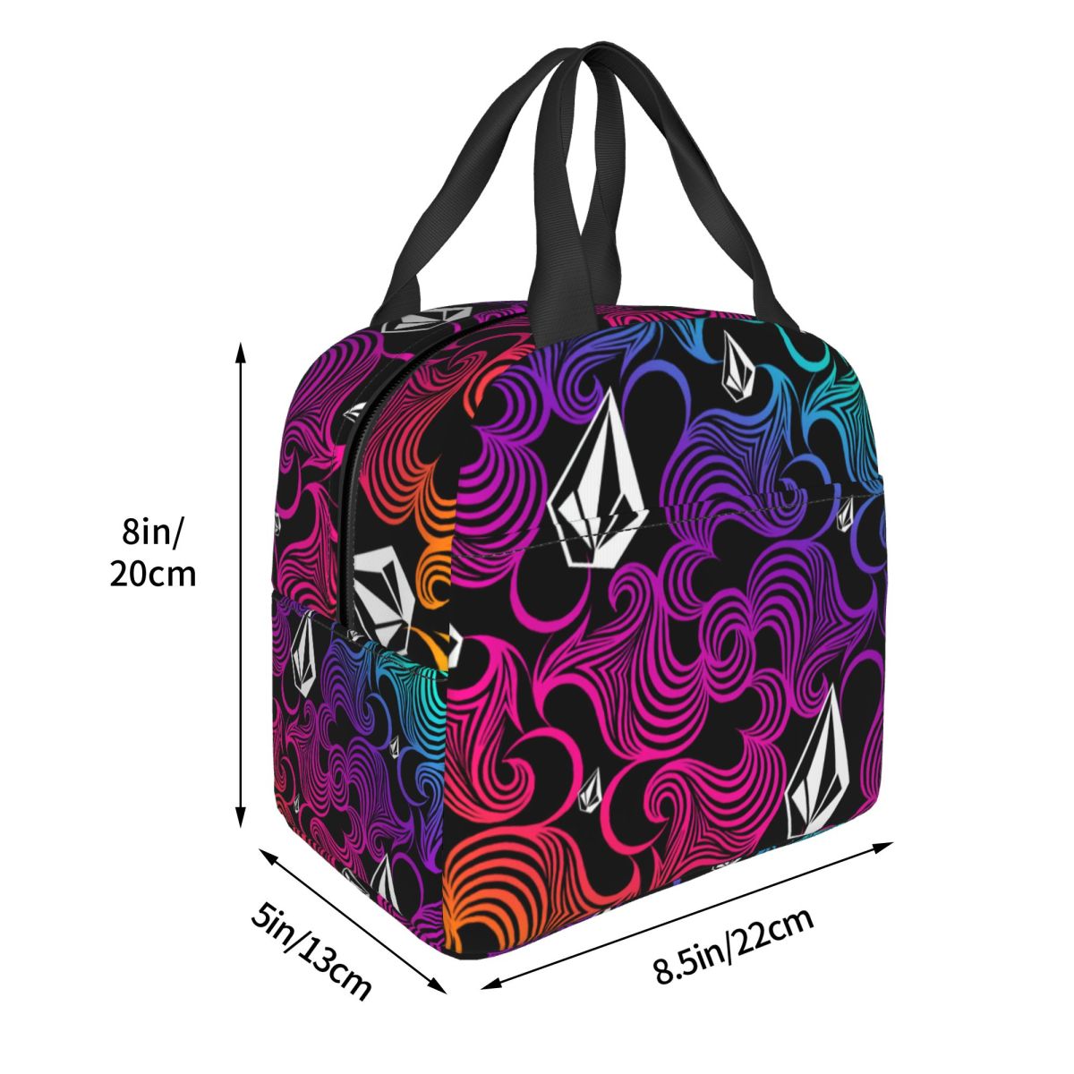 맞춤형 Volcoms 심볼 열 절연 점심 가방 여성용  - Tote Bag Sublimation 리뷰 및 가격