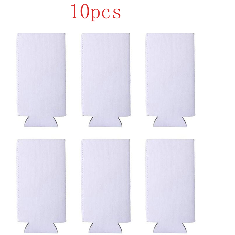 10pcs 승화 DIY 흰색 빈 슬림 캔 홀더 네오프렌 - Water Bottle Blank 리뷰 및 가격