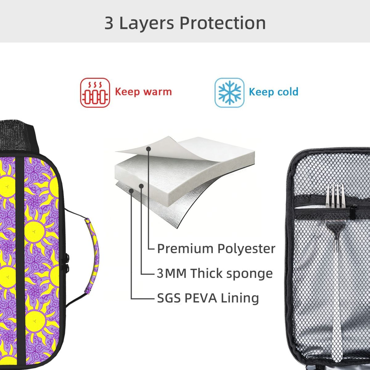 라푼젤 선랜턴 여성용 어린이용 절연 도시락 가방 누출  - Tote Bag Sublimation 리뷰 및 가격